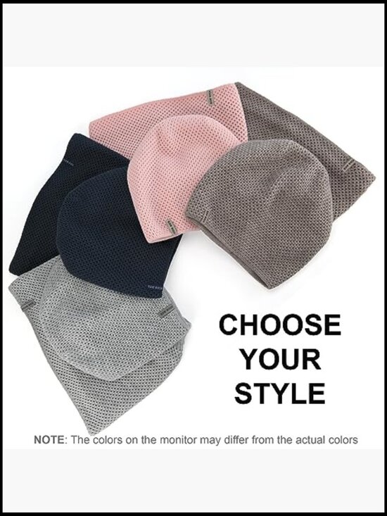 Women\'s Knit Beanie and Scarf Set Fleece Lined Neck Warmer Wool Winter Set main image 5